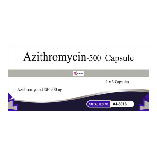 Azithromycin 500Mg Cap 