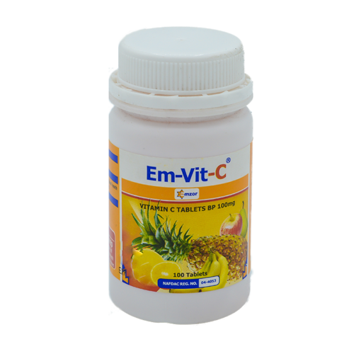 Em-Vit-C 100Mg Tabs Chewable *100 