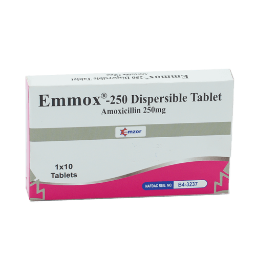 Emmox Dispersible Tablet 250mg 