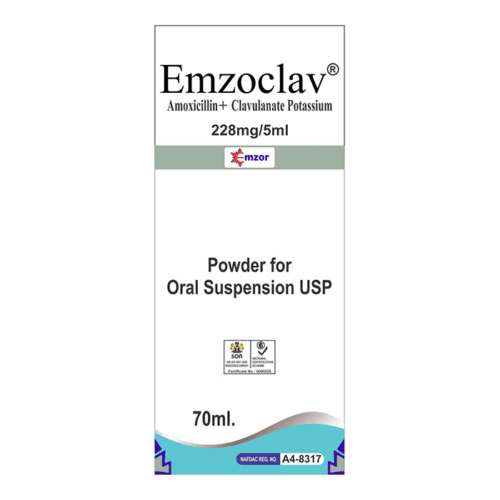 Emzoclav – Amoxicillin/Clavulanic Acid Susp 