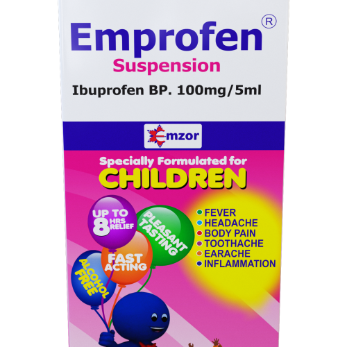 Emprofen Suspension 100mg/5ml 