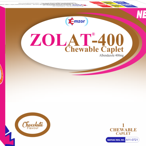 ZOLAT 400 MG CHEWABLE CAPLET